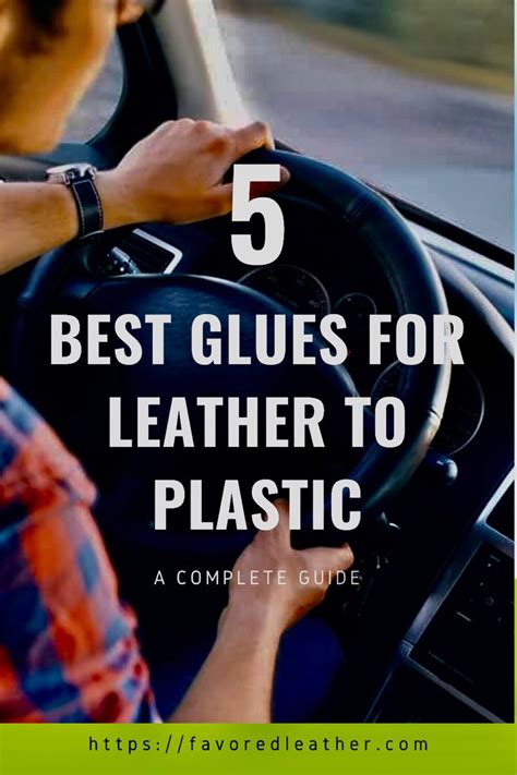 best glue for leather to plastic